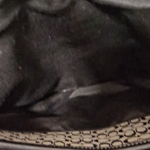 Coach Black and Gray Signature Shoulder Bag (MISSING STRAP) - Picture 6 of 7